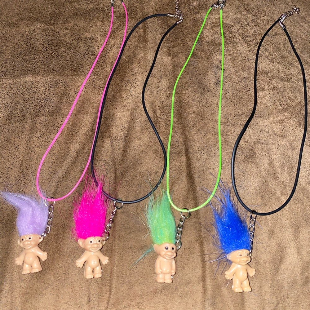 Adjustable Troll Necklaces / Choker Y2K